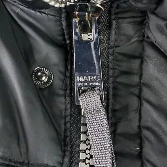 Black Friday Sales! Andrew Marc Men's Down Jacket, Black Puffer Winter Coat - Picture 6 of 9